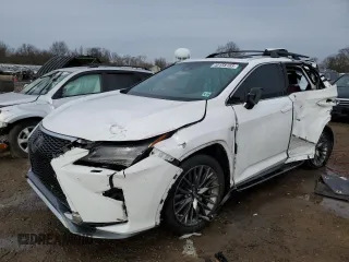 2019 Lexus RX with VIN 2T2BZMCA8KC207105, listed as a Copart auction lot 40158103 with 6,842 mi miles. Bid and sale history available at carsss.com. Image 1.