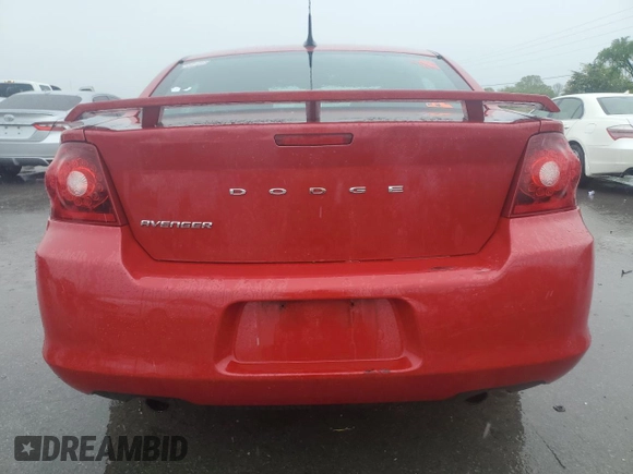 2011 Dodge Avenger Heat with VIN 1B3BD1FG6BN510688, listed as a Copart auction lot 53953955 with 126,559 mi miles and Salvage Title. Bid and sale history available at DreamBid. Image 6.