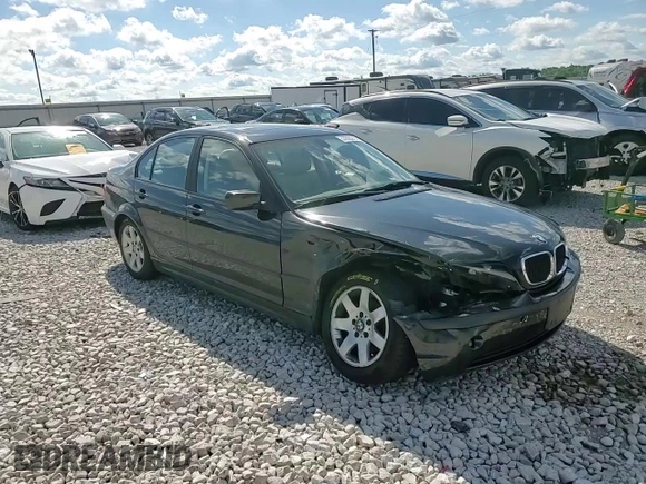 2004 BMW 3 Series 325xi with VIN WBAEU33404PR08565, listed as a Copart auction lot 57865215 with 253,784 mi miles and Salvage title. Bid and sale history available at DreamBid. Image 14.