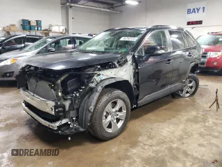 2023 Toyota RAV4 Hybrid XLE with VIN JTMRWRFV7PD199631, listed as a Copart auction lot 46298135 with 12,655 mi miles and Salvage Title. Bid and sale history available at carsss.com. Image 1.