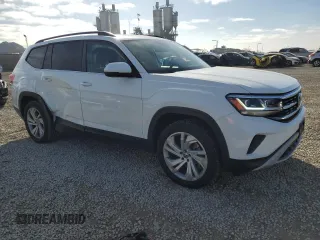 2022 Volkswagen Atlas SE with VIN 1V2JR2CA6NC558188, listed as a Copart auction lot 44167285 with 29,581 mi miles and Salvage title. Bid and sale history available at DreamBid. Image 4.