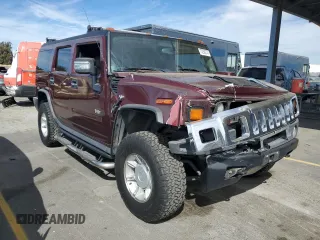 2007 Hummer H2 SUV with VIN 5GRGN23U57H102382, listed as a Copart auction lot 75259274 with 145,015 mi miles and Salvage Title. Bid and sale history available at carsss.com. Image 4.