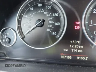 2013 BMW 5 Series 550i with VIN WBAFR9C55DDX79824, listed as a IAAI auction lot 41703036 with 107,166 mi miles and . Bid and sale history available at carsss.com. Image 7.