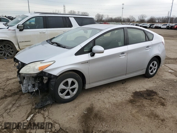 2012 Toyota Prius One with VIN JTDKN3DU6C5405196, listed as a Copart auction lot 52333565 with 112,584 mi miles and Clean Title. Bid and sale history available at carsss.com. Image 1.