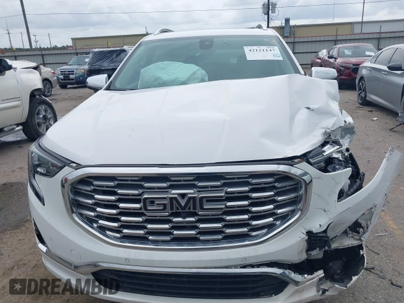 2018 GMC Terrain Denali with VIN 3GKALXEX7JL236695, listed as a IAAI auction lot 42121147 with 93,783 mi miles and . Bid and sale history available at DreamBid. Image 12.