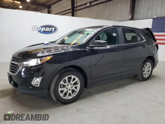 2021 Chevrolet Equinox LT with VIN 3GNAXJEV2ML393882, listed as a Copart auction lot 62069455 with 72,934 mi miles and Salvage title. Bid and sale history available at DreamBid. Image 1.