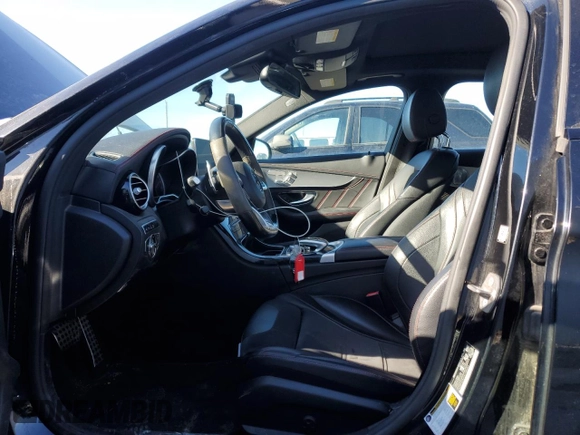 2017 Mercedes-Benz C 43 AMG with VIN 55SWF6EB6HU188251, listed as a Copart auction lot 47346215 with 102,565 mi miles and Salvage Title. Bid and sale history available at DreamBid. Image 7.