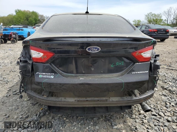 2016 Ford Fusion Titanium with VIN 3FA6P0SU7GR349548, listed as a Copart auction lot 53116325 with 124,354 mi miles and Salvage title. Bid and sale history available at DreamBid. Image 6.