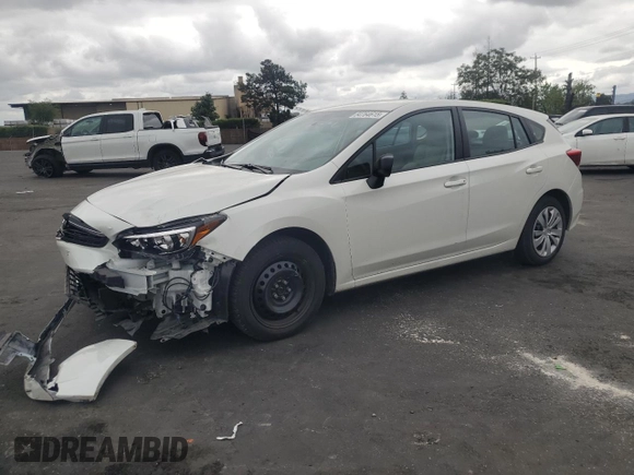 2022 Subaru Impreza z VIN 4S3GTAB69N3712784, wystawiony jako Copart lot #54764615 z przebiegiem 26 810 mil mil oraz Szkoda całkowita • Salvage title. Historia ofert i sprzedaży dostępna na DreamBid. Obrazek 1.
