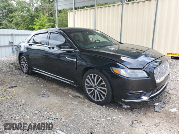 2019 Lincoln Continental Select with VIN 1LN6L9SK4K5604527, listed as a Copart auction lot 60545115 with 208,838 mi miles and Salvage title. Bid and sale history available at DreamBid. Image 4.