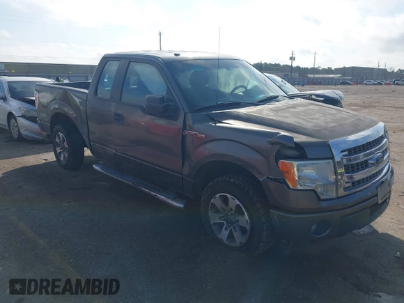 2014 Ford F-150 XL with VIN 1FTEX1CM6EKE29693, listed as a IAAI auction lot 41485667 with 95,296 mi miles and . Bid and sale history available at DreamBid. Image 1.