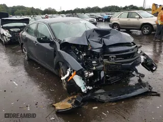 2019 Honda Civic Sedan LX with VIN 2HGFC2F63KH586864, listed as a Copart auction lot 73237954 with 65,308 mi miles and Salvage Title. Bid and sale history available at carsss.com. Image 10.