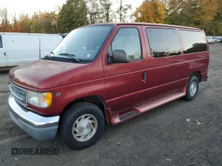 2000 Ford Econoline Passenger XL with VIN 1FMRE11W0YHB98637, listed as a Copart auction lot 76061284 with 87,971 mi miles and Non Repairable. Bid and sale history available at DreamBid. Image 1.