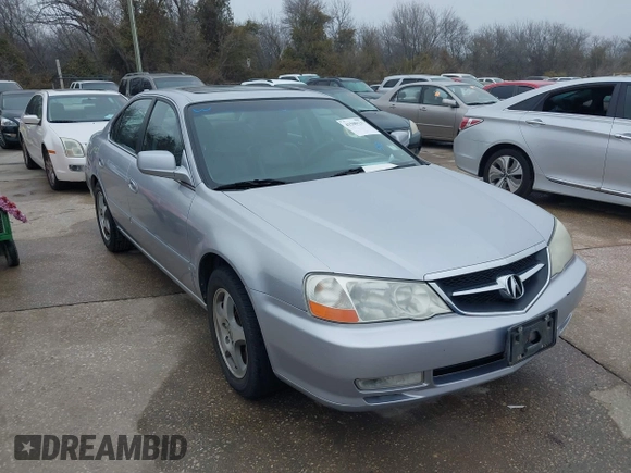 2002 Acura TL w/Navigation with VIN 19UUA56762A002110, listed as a IAAI auction lot 41509137 with 145,142 mi miles. Bid and sale history available at carsss.com. Image 1.