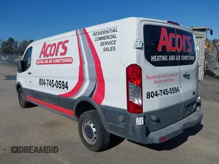 2017 Ford Transit Cargo with VIN 1FTYR2ZM2HKA66625, listed as a IAAI auction lot 39471466 with 125,200 mi miles. Bid and sale history available at carsss.com. Image 3.