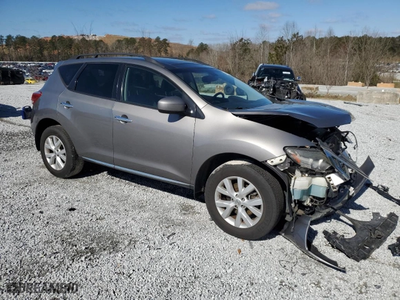 2012 Nissan Murano SL with VIN JN8AZ1MU1CW105911, listed as a Copart auction lot 46914855 with 138,596 mi miles and Salvage Title. Bid and sale history available at carsss.com. Image 4.