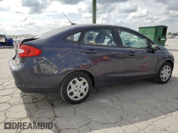 2012 Ford Fiesta S with VIN 3FADP4AJXCM198282, listed as a Copart auction lot 59572865 with 177,455 mi miles and Salvage title. Bid and sale history available at DreamBid. Image 3.