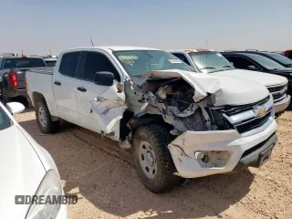 2020 Chevrolet Colorado 2WD Work Truck with VIN 1GCGSBEAXL1105651, listed as a Copart auction lot 53423005 with 171,475 mi miles and Salvage title. Bid and sale history available at DreamBid. Image 4.