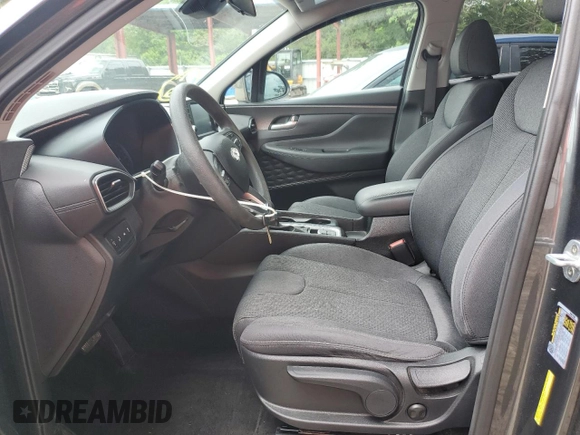 2019 Hyundai Santa Fe SE with VIN 5NMS23ADXKH122695, listed as a Copart auction lot 61941525 with 64,578 mi miles and Non repairable. Bid and sale history available at DreamBid. Image 7.