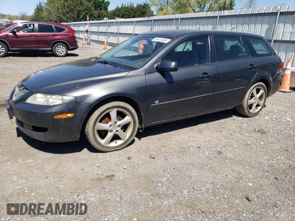 2005 Mazda 6 Sport S with VIN 1YVHP82D155M08900, listed as a Copart auction lot 54973495 with 163,244 mi miles and Clean Title. Bid and sale history available at DreamBid. Image 1.