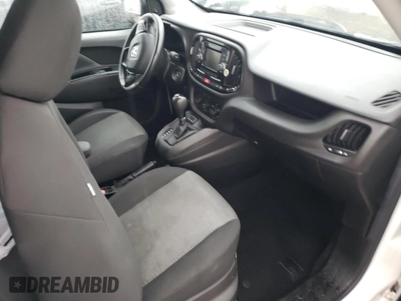 2017 Ram ProMaster City Cargo Tradesman SLT with VIN ZFBERFBB7H6E06837, listed as a Copart auction lot 44819214 with 60,530 mi miles and . Bid and sale history available at DreamBid. Image 8.