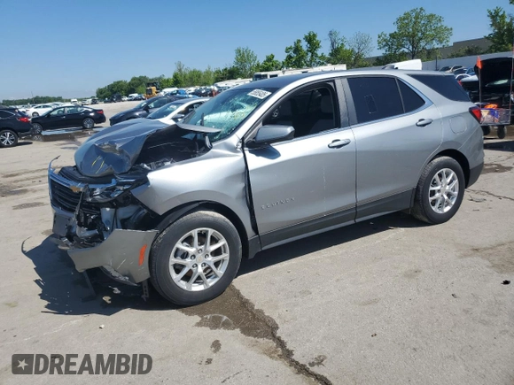 2024 Chevrolet Equinox LT with VIN 3GNAXUEG9RL263348, listed as a Copart auction lot 55855405 with Not Provided miles and Non Repairable. Bid and sale history available at DreamBid. Image 1.