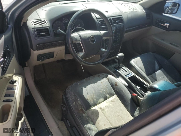 2007 Mercury Milan Premier with VIN 3MEHM021X7R657751, listed as a Copart auction lot 74731924 with 0 mi miles and Salvage Title. Bid and sale history available at carsss.com. Image 8.