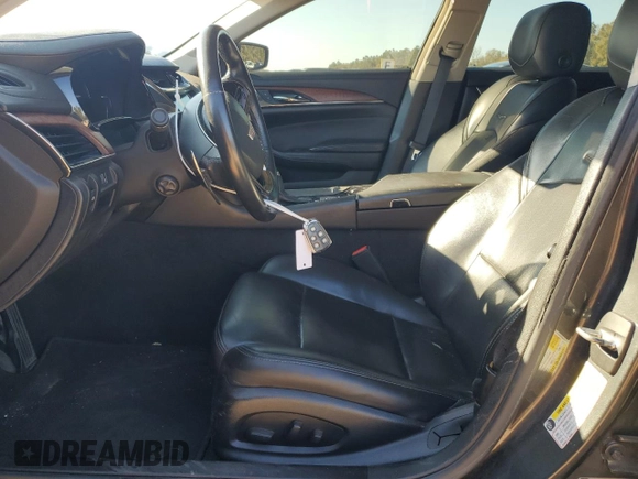 2017 Cadillac CTS Sedan Luxury RWD with VIN 1G6AR5SX8H0128521, listed as a Copart auction lot 48345805 with 107,281 mi miles and Salvage Title. Bid and sale history available at carsss.com. Image 7.