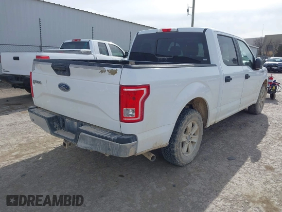 2017 Ford F-150 XL with VIN 1FTEW1C8XHKC87679, listed as a IAAI auction lot 41283367 with 39,968 mi miles and . Bid and sale history available at DreamBid. Image 4.