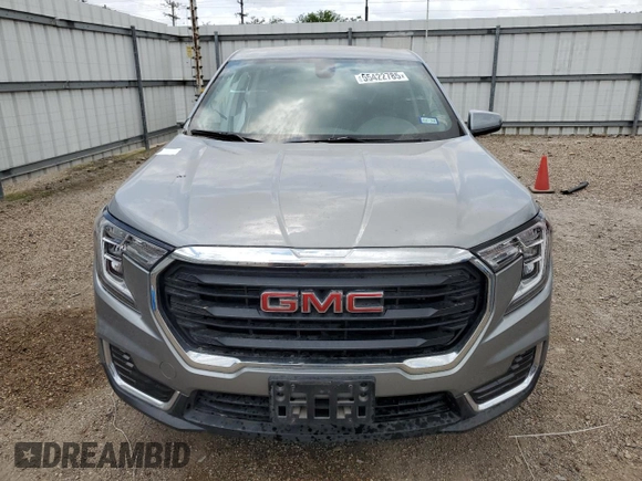 2024 GMC Terrain SLE with VIN 3GKALMEG9RL241746, listed as a Copart auction lot 55422785 with 20,583 mi miles and Salvage title. Bid and sale history available at DreamBid. Image 5.