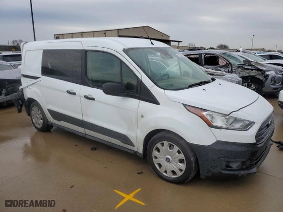 2020 Ford Transit Connect Van XL with VIN NM0LS7E7XL1443046, listed as a Copart auction lot 41497035 with 163,592 mi miles and Clean Title. Bid and sale history available at carsss.com. Image 4.