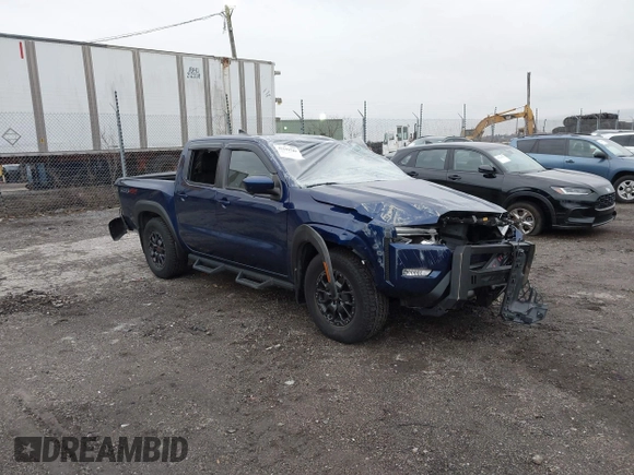 2022 Nissan Frontier S with VIN 1N6ED1EK8NN688329, listed as a IAAI auction lot 41141749 with 18,473 mi miles. Bid and sale history available at carsss.com. Image 1.