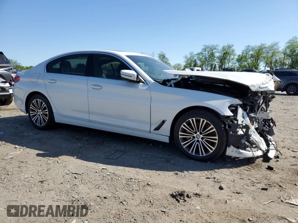 2018 BMW 5 Series 530i xDrive with VIN WBAJA7C55JG907740, listed as a Copart auction lot 54492795 with 72,926 mi miles and Clean Title. Bid and sale history available at carsss.com. Image 4.