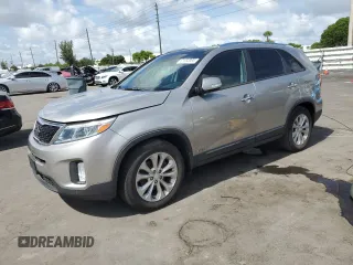 2014 Kia Sorento EX with VIN 5XYKUDA72EG428461, listed as a Copart auction lot 61653365 with 162,425 mi miles and Clean title. Bid and sale history available at DreamBid. Image 1.