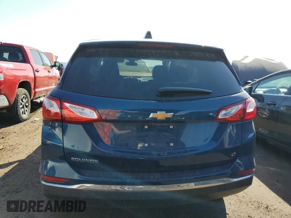 2021 Chevrolet Equinox LT with VIN 3GNAXKEV9ML392797, listed as a Copart auction lot 48789045 with 47,156 mi miles and Salvage Title. Bid and sale history available at DreamBid. Image 6.