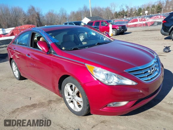2013 Hyundai Sonata Limited with VIN 5NPEC4AC0DH626654, listed as a IAAI auction lot 38698604 with 90,035 mi miles and . Bid and sale history available at carsss.com. Image 1.