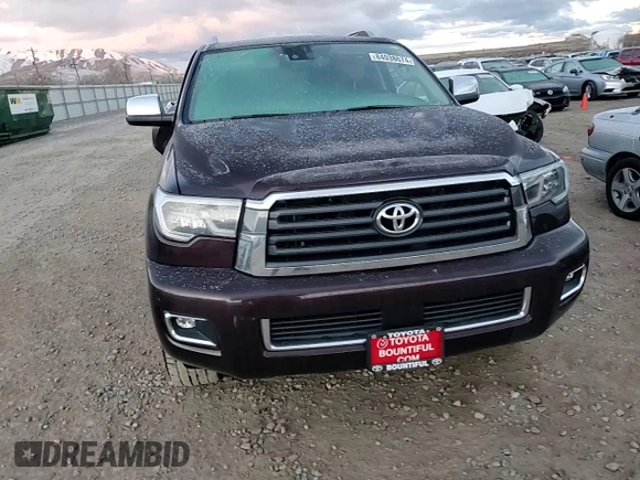 2019 Toyota Sequoia Limited with VIN 5TDJY5G17KS172230, listed as a Copart auction lot 84038674 with 39,992 mi miles and Salvage Title. Bid and sale history available at carsss.com. Image 11.