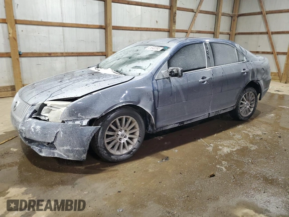 2006 Mercury Milan Premier with VIN 3MEFM08Z46R612131, listed as a Copart auction lot 41840395 with 127,807 mi miles and Salvage Title. Bid and sale history available at carsss.com. Image 1.