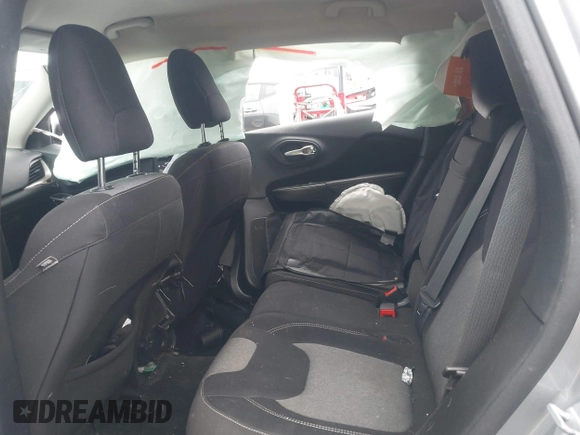 2015 Jeep Cherokee Sport with VIN 1C4PJMAB5FW681863, listed as a IAAI auction lot 41354945 with 1 mi miles. Bid and sale history available at carsss.com. Image 8.
