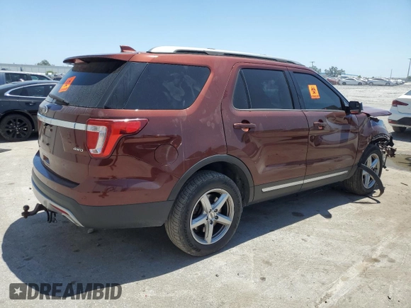 2016 Ford Explorer XLT with VIN 1FM5K8D80GGB00899, listed as a Copart auction lot 53210045 with 146,842 mi miles and Salvage Title. Bid and sale history available at DreamBid. Image 3.