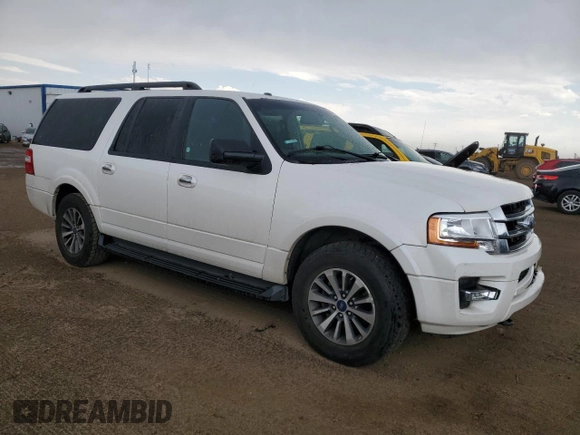 2015 Ford Expedition EL XLT with VIN 1FMJK1JT0FEF48049, listed as a Copart auction lot 64106294 with 138,420 mi miles and Salvage Title. Bid and sale history available at carsss.com. Image 4.