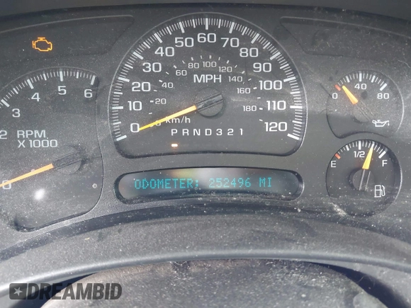 2006 Chevrolet Suburban Z71 with VIN 3GNFK16Z46G243824, listed as a IAAI auction lot 41910730 with 252,496 mi miles and . Bid and sale history available at DreamBid. Image 7.