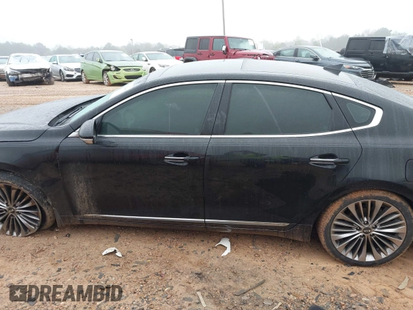 2018 Kia Cadenza Premium with VIN KNALC4J17J5099307, listed as a IAAI auction lot 41925008 with 118,474 mi miles. Bid and sale history available at carsss.com. Image 14.