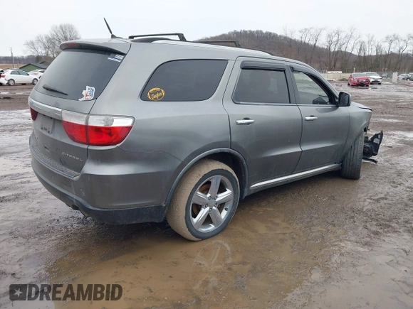 2011 Dodge Durango Citadel with VIN 1D4RE5GG4BC734332, listed as a IAAI auction lot 41425299 with 162,259 mi miles. Bid and sale history available at carsss.com. Image 4.