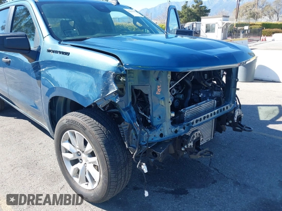 2024 Chevrolet Silverado 1500 Custom with VIN 3GCPABEK0RG293473, listed as a IAAI auction lot 41866907 with 21,266 mi miles and . Bid and sale history available at DreamBid. Image 6.