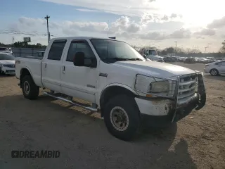 2003 Ford F-250 XL with VIN 1FTNW21P23ED61071, listed as a Copart auction lot 46162565 with 176,853 mi miles and Salvage title. Bid and sale history available at DreamBid. Image 4.