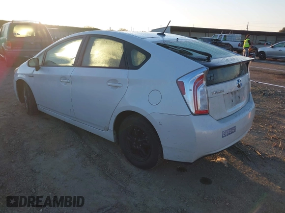 2013 Toyota Prius One with VIN JTDKN3DU5D0356118, listed as a IAAI auction lot 41892349 with 181,558 mi miles. Bid and sale history available at carsss.com. Image 3.