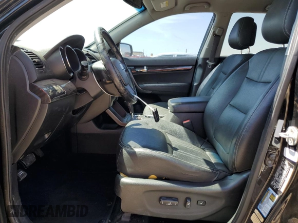 2013 Kia Sorento EX with VIN 5XYKU3A67DG362084, listed as a Copart auction lot 50075055 with 122,770 mi miles and Salvage Title. Bid and sale history available at DreamBid. Image 7.