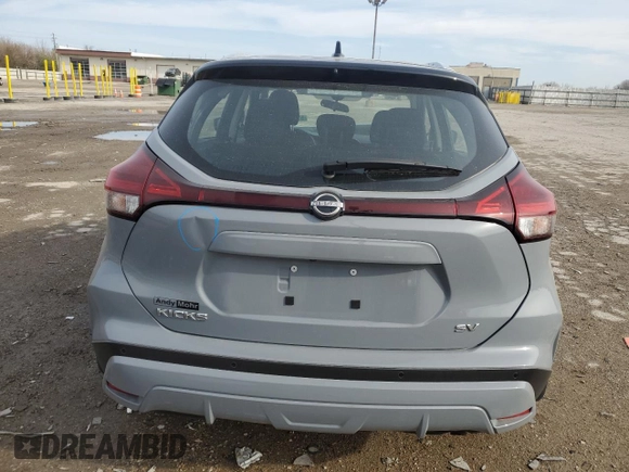 2024 Nissan Kicks SV with VIN 3N1CP5CV8RL494995, listed as a Copart auction lot 51074305 with 41,409 mi miles and Salvage Title. Bid and sale history available at DreamBid. Image 6.