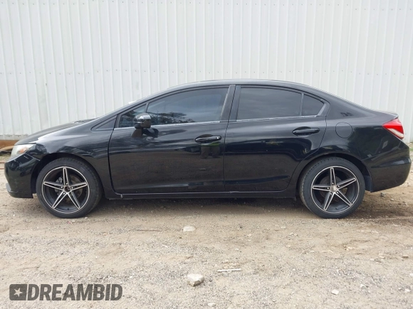 2015 Honda Civic Sedan LX with VIN 19XFB2E5XFE048514, listed as a IAAI auction lot 42067515 with 174,395 mi miles. Bid and sale history available at carsss.com. Image 14.